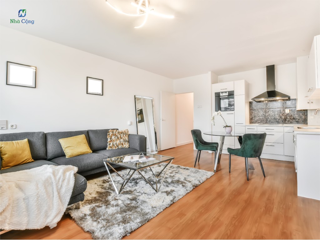 Phòng khách tối giản